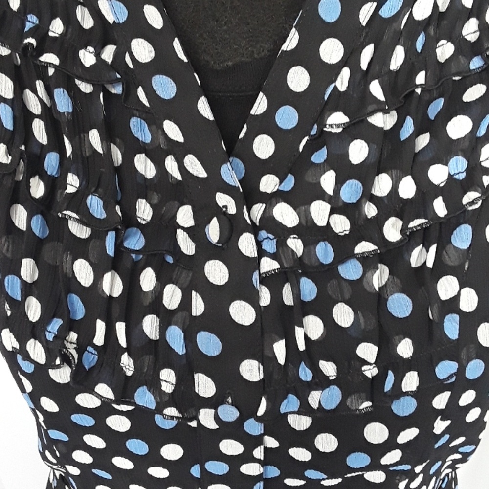 STYLE & CO Ruffled Button Down Blouse - Picture 2 of 6